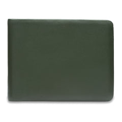 Mens Bi Fold Wallet - Olive Green