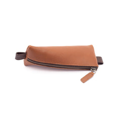 Chic Pencil Case - Tangerine/Expresso