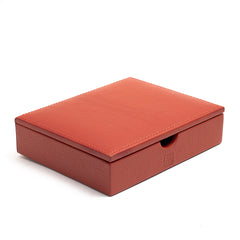 Dapper Cuff Link Box - Tangerine