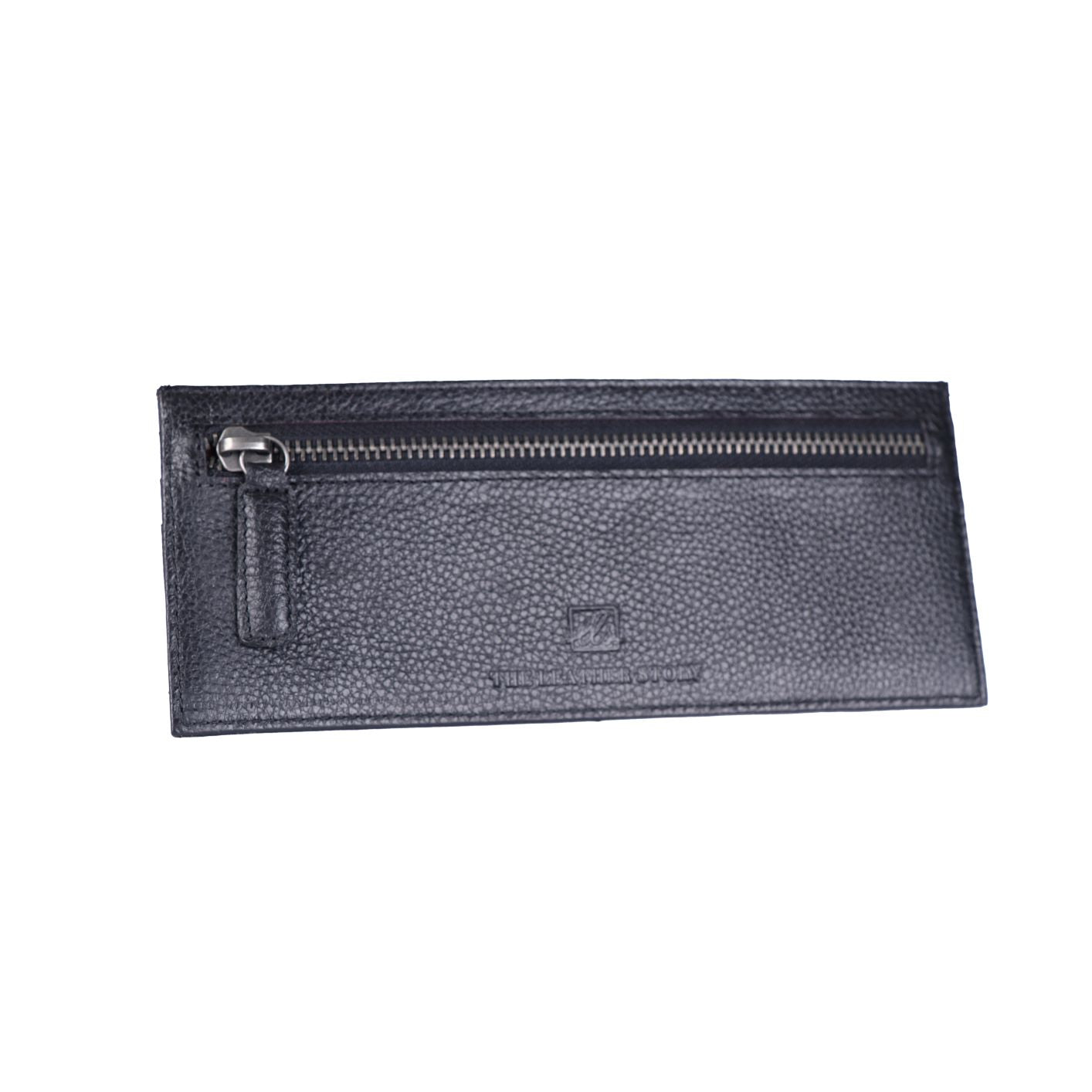 FIKA - Slim Minimalist Front Pocket Genuine Leather Wallet for Ladies &  Girls, Size 5X3 (Sky Blue)