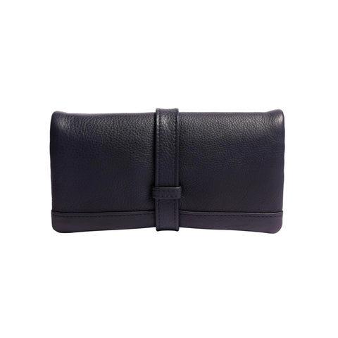 Ladies Soft Wallet - Navy