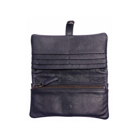 Ladies Soft Wallet - Navy