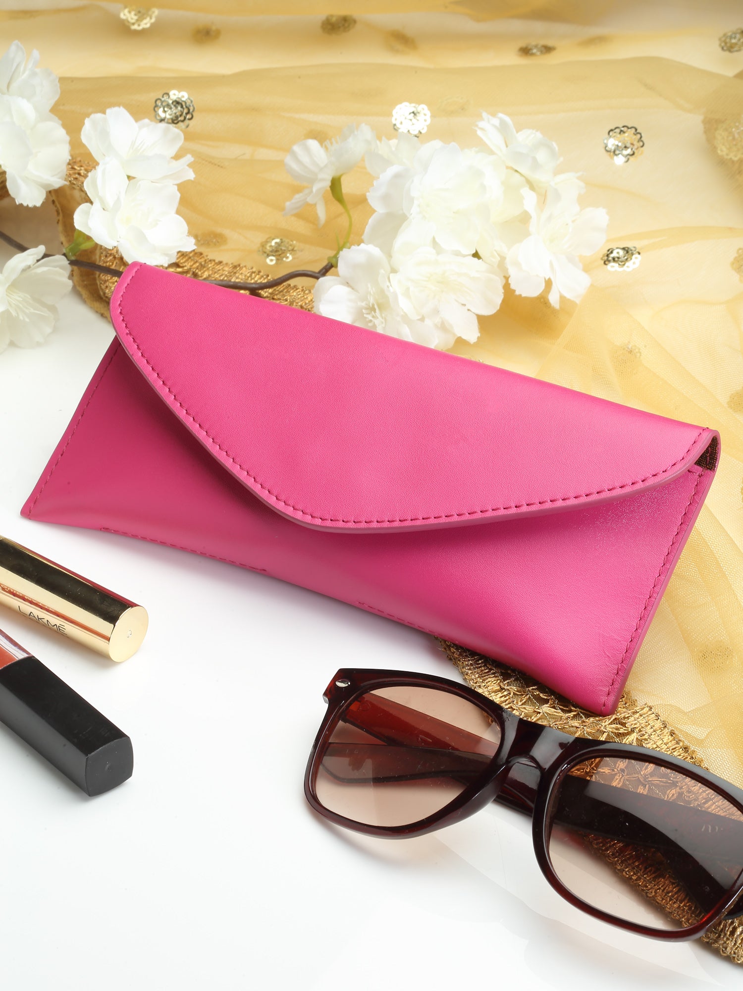Dapper Reading Glass Case - Bright Pink PP