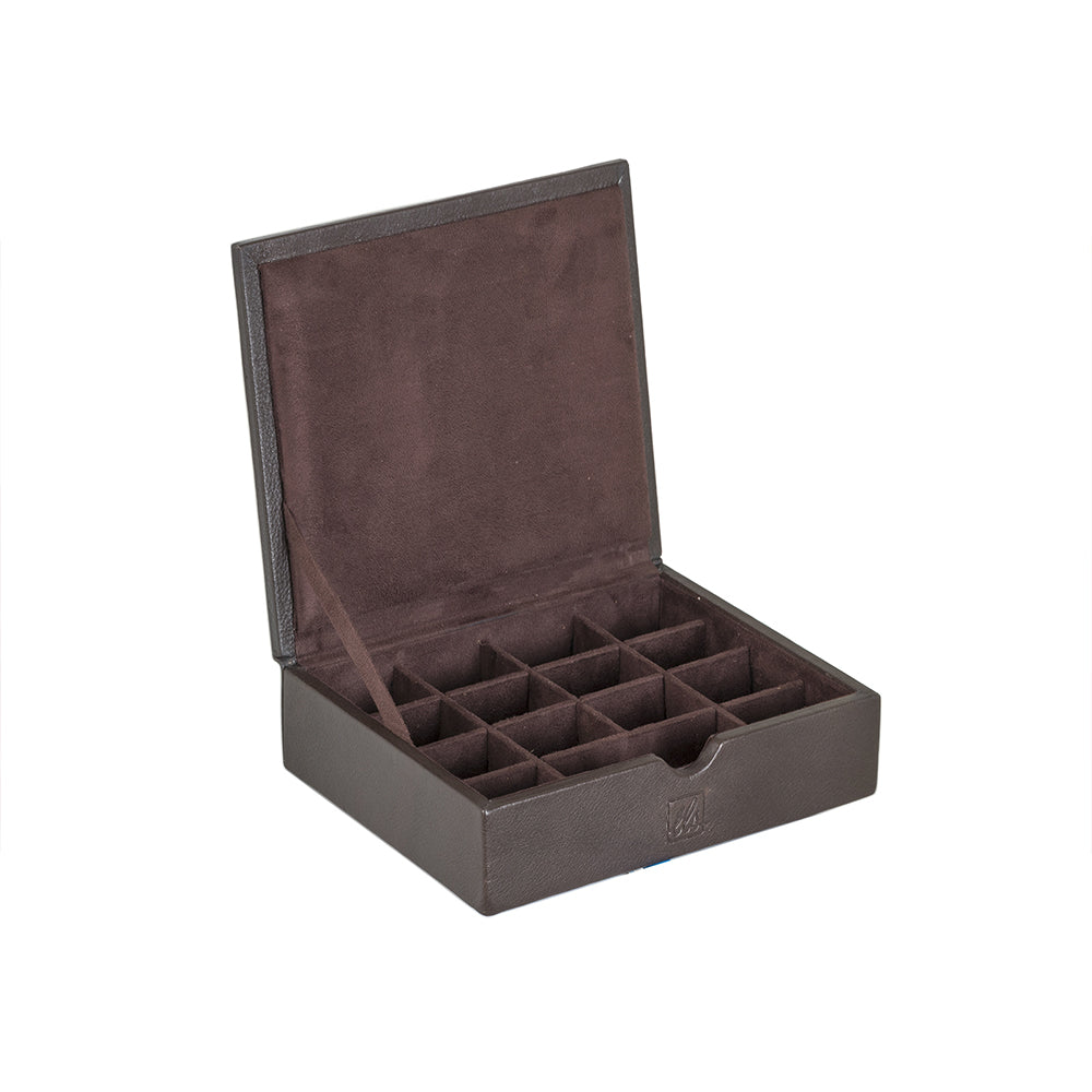 Dapper Cuff link box - Expresso Brown