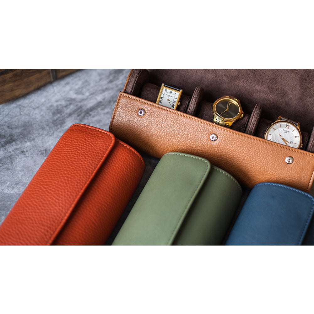 Leather Watch Rolls – TYLER and TYLER
