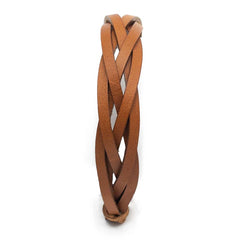 Leather Braided Rakhi Bracelet