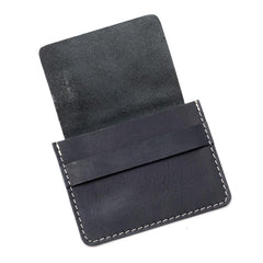 Suave Business Card case with Flap - Navy