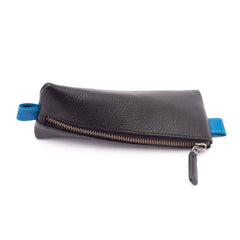 Chic Pencil Case- Black/Blue