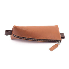 Chic Pencil Case- Tan/Brown