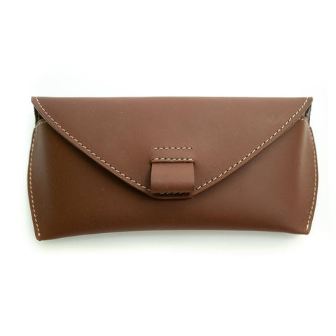Suave Sunglass Case - Mocha Brown