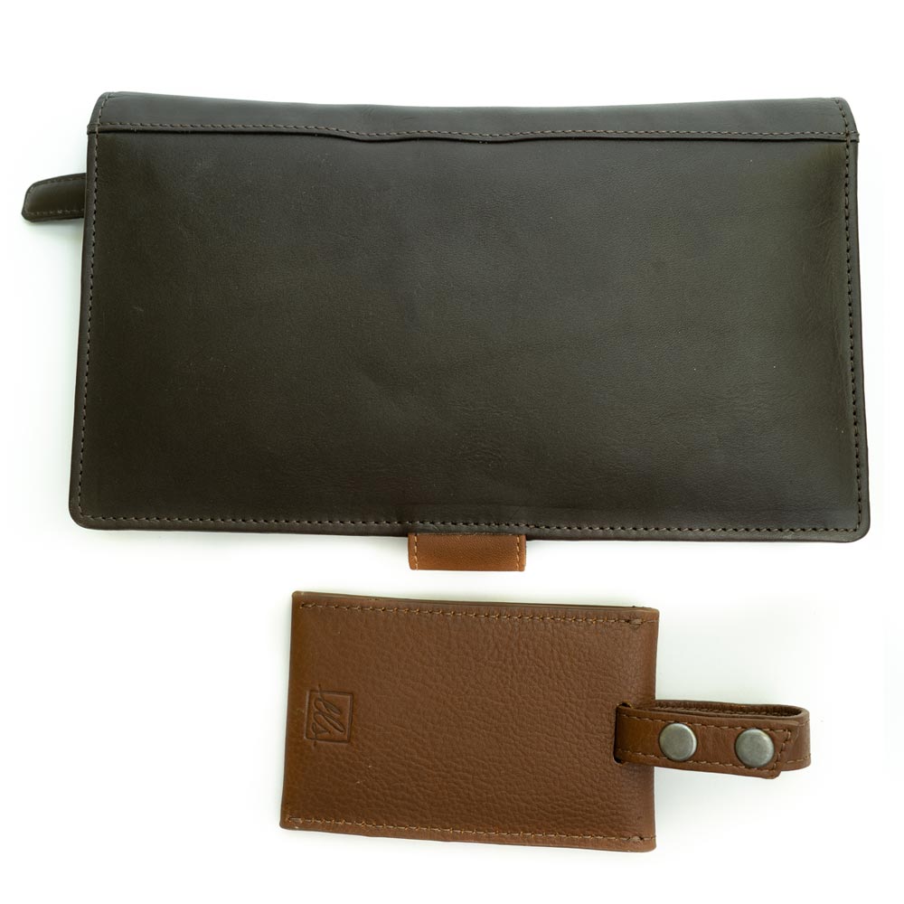 Classic travel Wallet with Luggage Tag