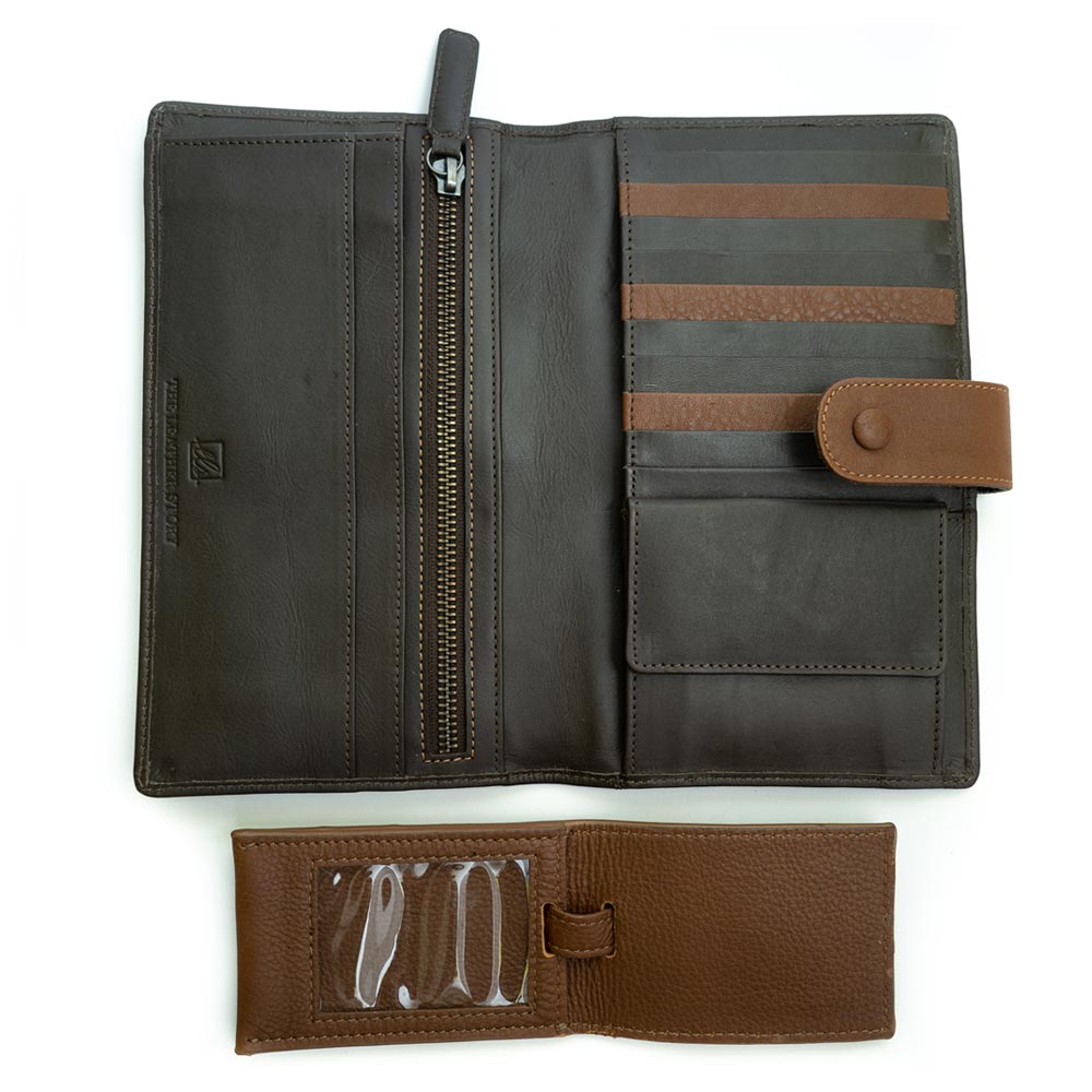 Classic travel Wallet with Luggage Tag
