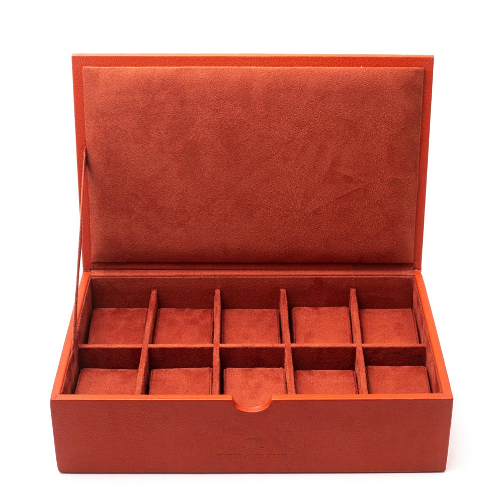 Classic Watch Box - Tangerine