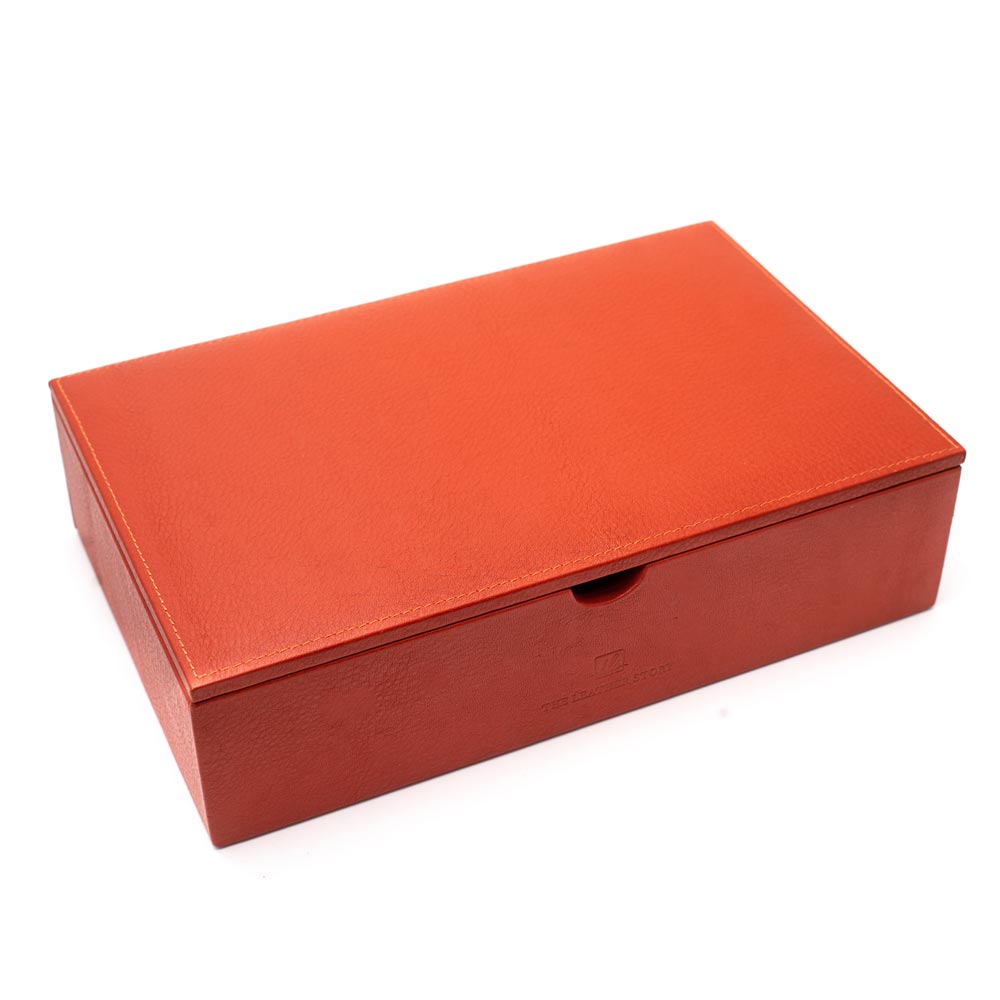 Classic Watch Box - Tangerine